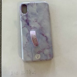 iPhone XS Max purple marble
